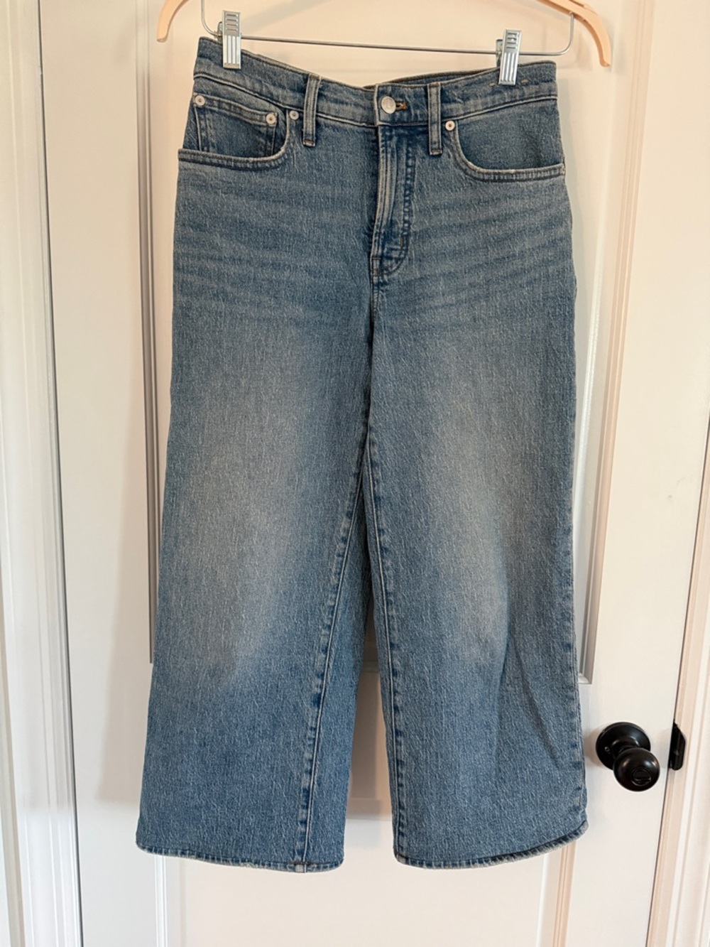 Madewell Perfect Vintage Wide-Leg Jean - Light Blue